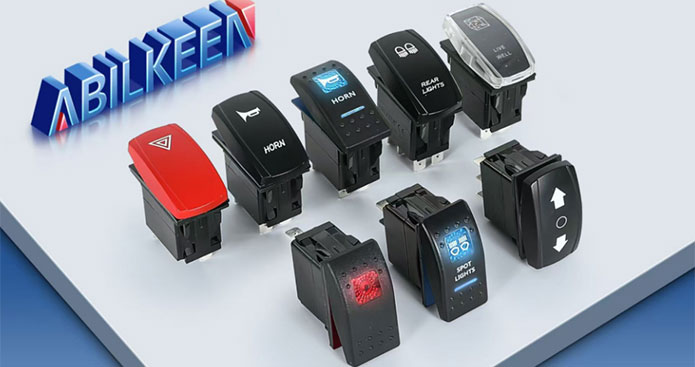 Interruptor basculante marino de alta calidad (IP65) para barcos, yates y vehículos personalizados