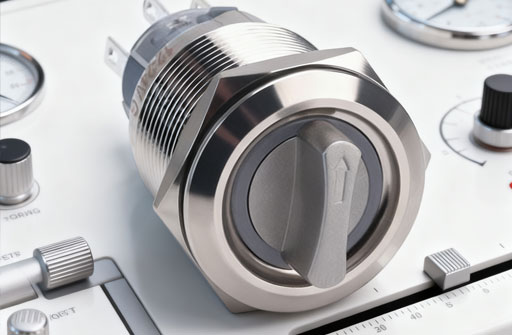 16mm 19mm Push Button Selector Switch Waterproof